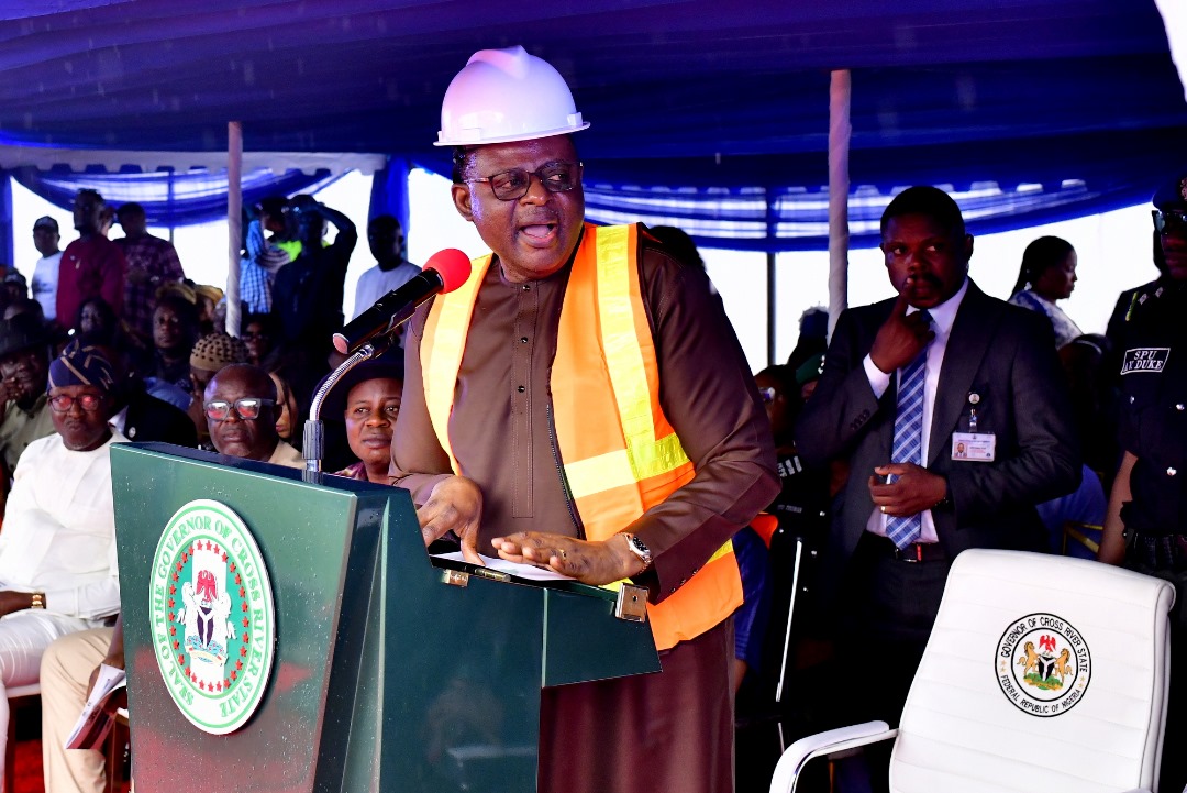 Gov. Otu performs groundbreaking for Cross River Railway project